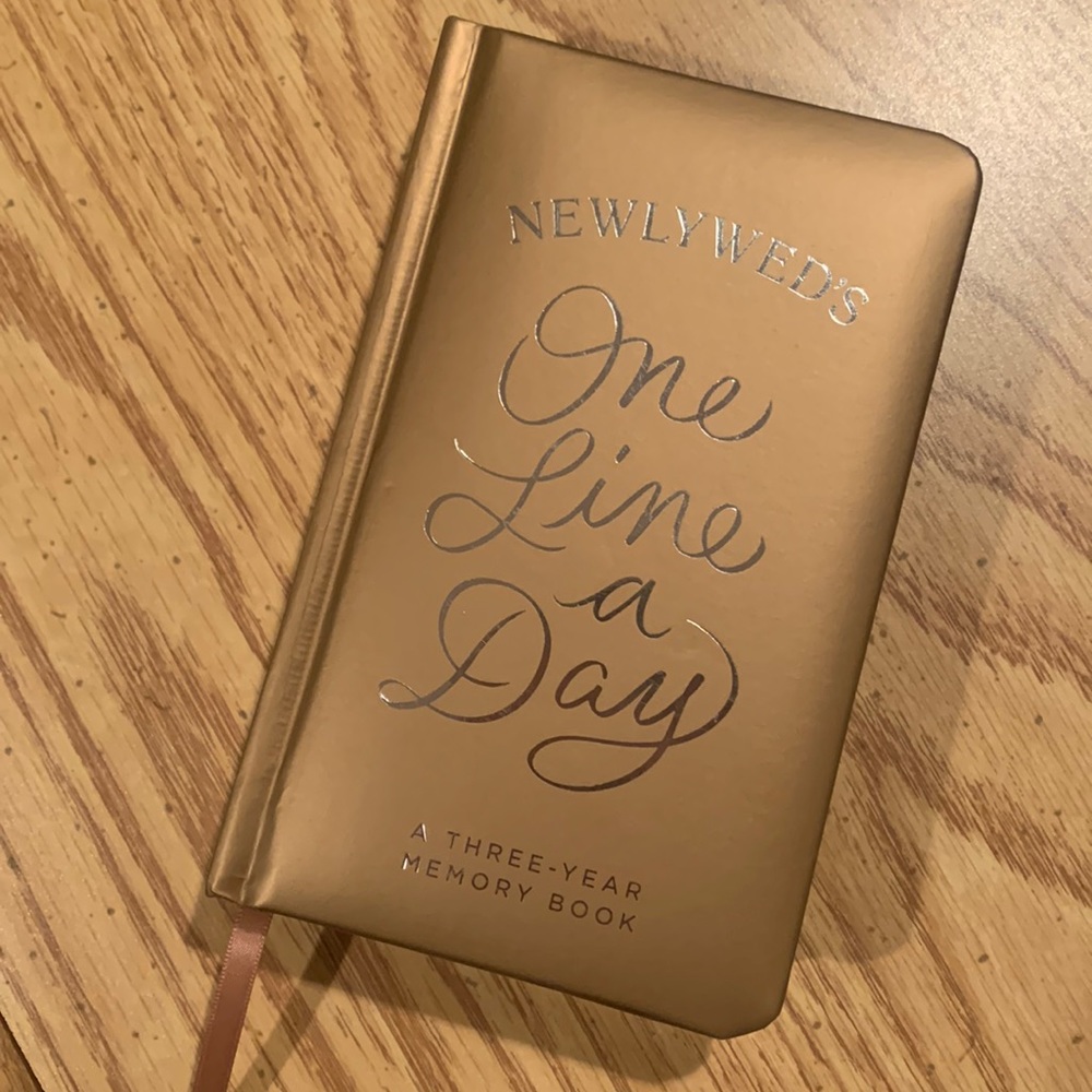NWOT Newlyweds One Line a Day 3 Year Memory Book